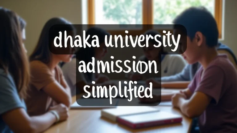 Dhaka University Admission Guide Simplified