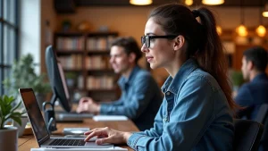 This image shows a diverse group of people learning and earning online through Freelancer Earning Learning Made Easy.